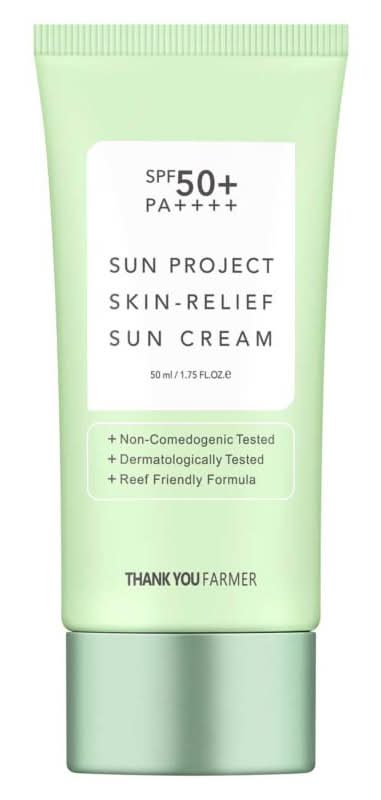 Thank You Farmer Sun Project Skin Relief Sun Cream Spf50+ Pa++++ 50Ml