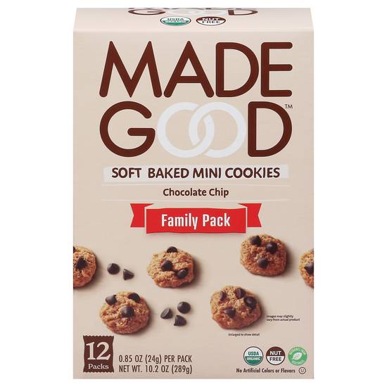 Madegood Soft Baked Mini Cookies Family pack (chocolate chip)