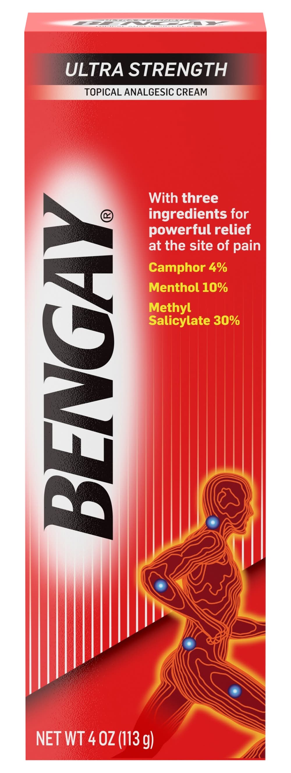 BENGAY Ultra Strength Topical Analgesic Cream (4 oz)