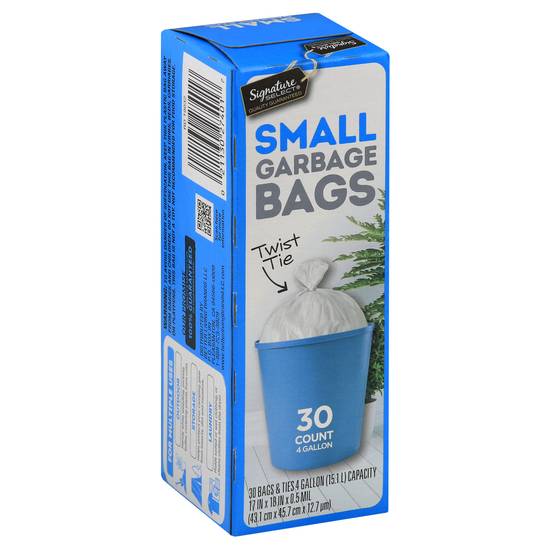 Signature Select Small Garbage Bags (30 ct)
