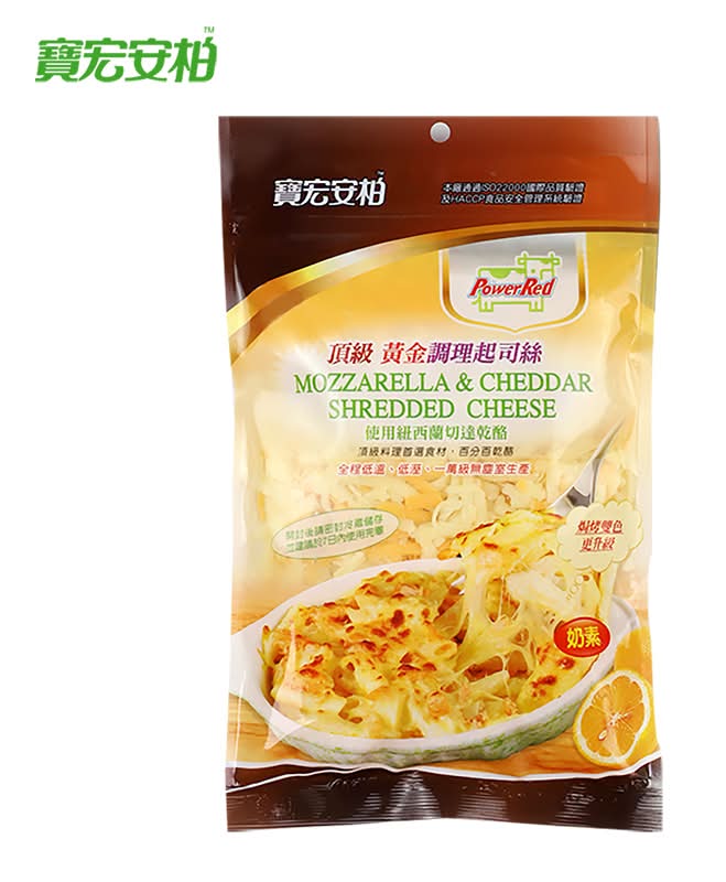 寶宏安柏 頂級黃金起司絲 300g <300g克 x 1 x 1Bag包>