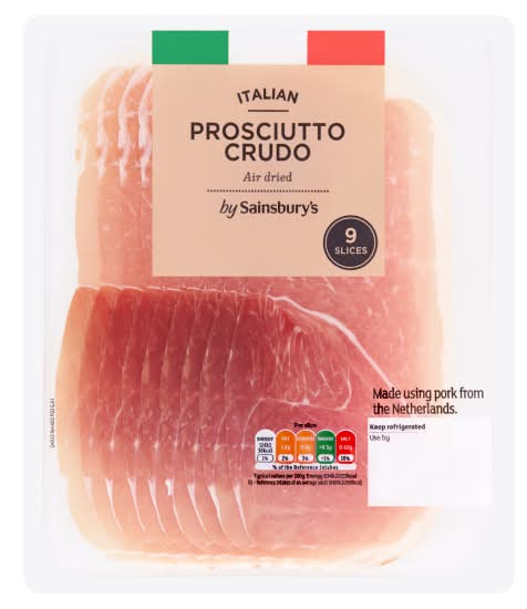 Sainsbury's Italian Prosciutto Crudo Air Dried Slices (120g)
