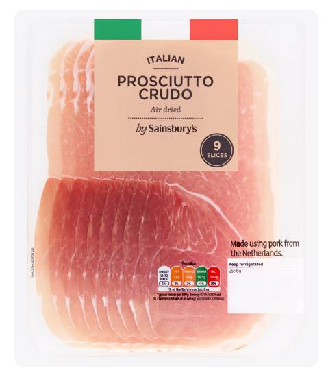 Sainsbury's Italian Prosciutto Crudo Air Dried Slices (120g)