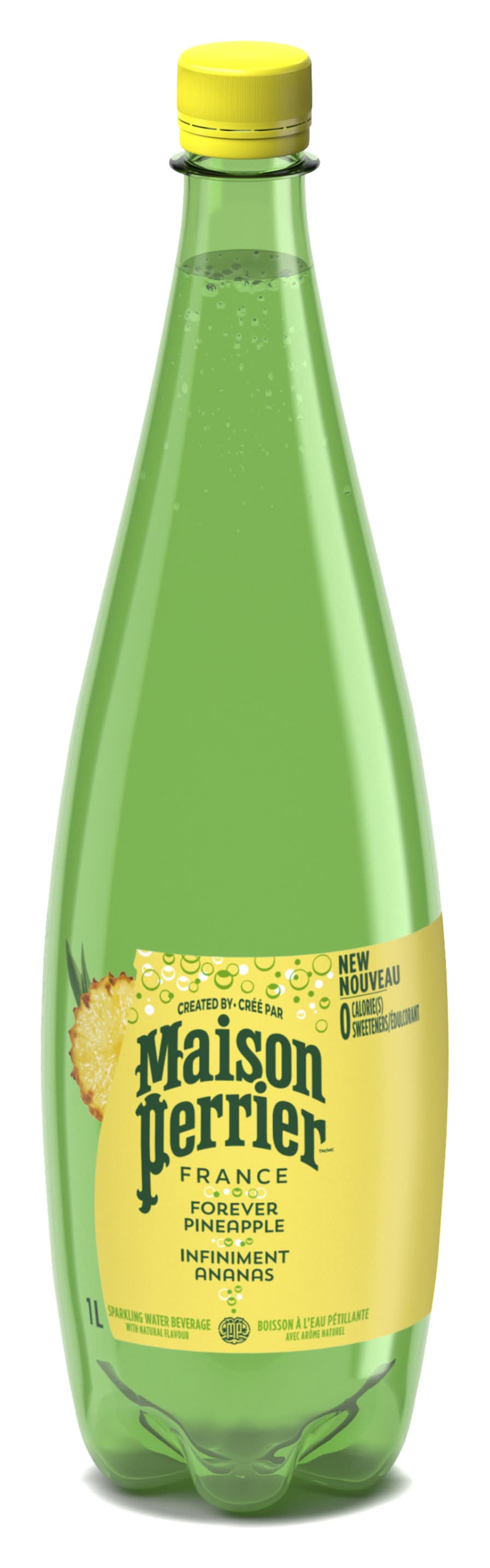 Maison perrier boisson à leau pétillante (1 l) (infiniment ananas) - maison perrier sparkling water beverage, pineapple (1 l)