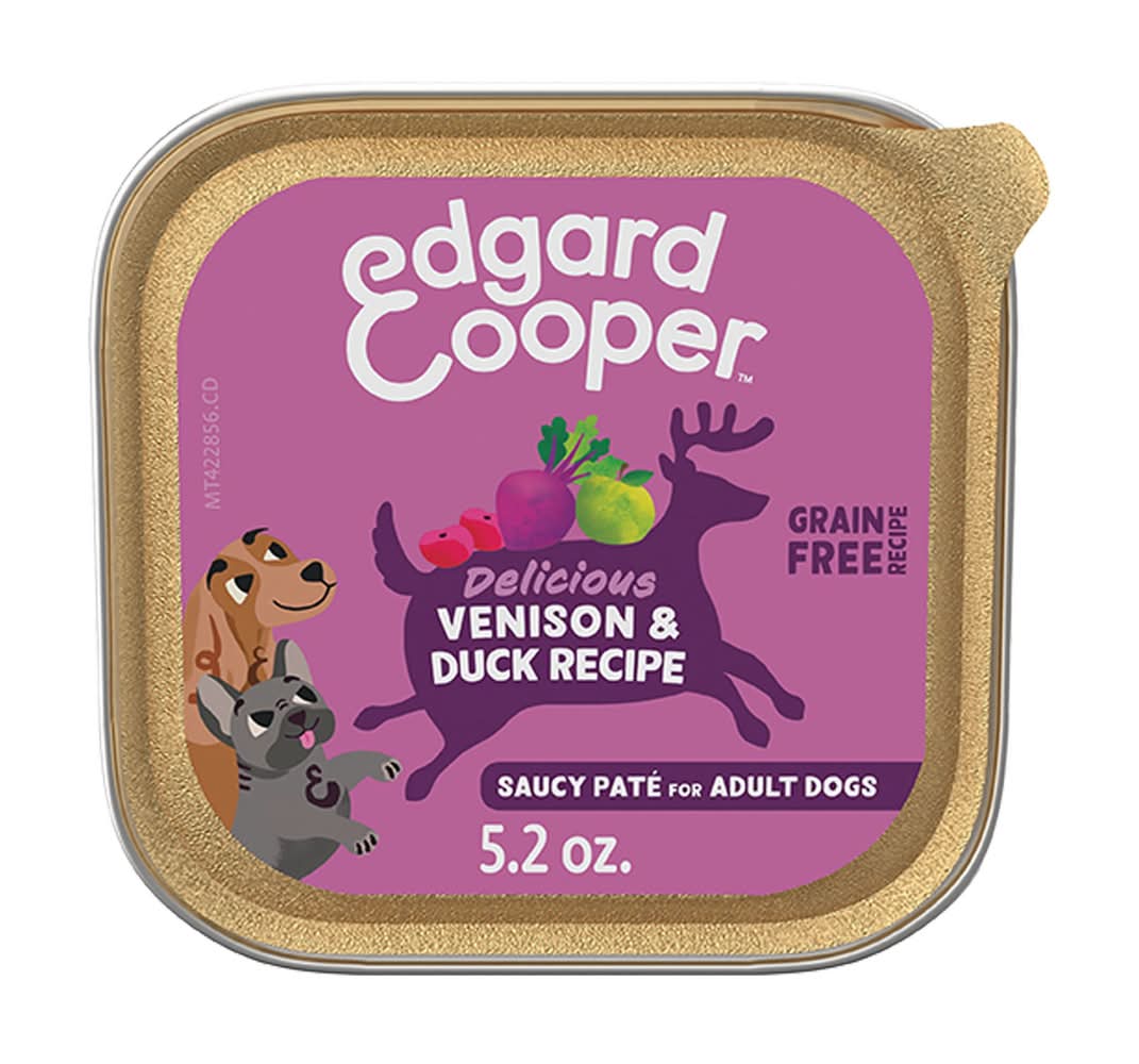 Edgard & Cooper Delicious Game & Duck Adult Wet Dog Food - Grain Free (Flavor: Duck, Size: 5.2 Oz)
