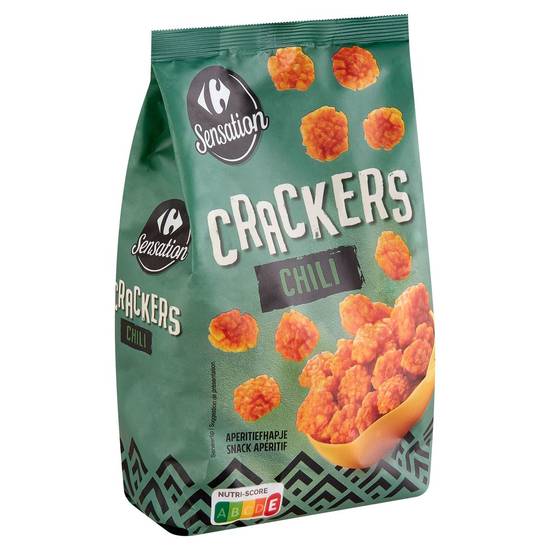Carrefour Sensation Crackers Chili Snack Ap�éritif 150 g
