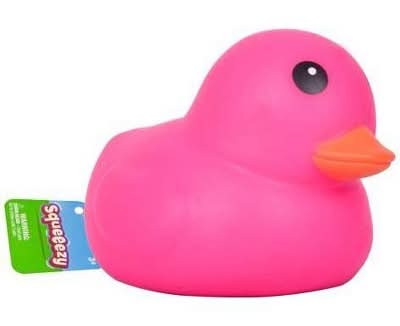 Sunny Days Jumbo Squeezy Ducks - Pink