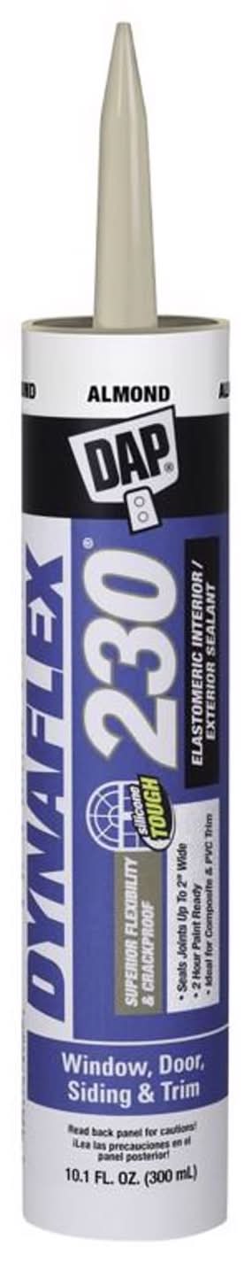 Dap Dynaflex 230 Almond Premium Latex Door/Siding/ Window Sealant 10.1 Oz