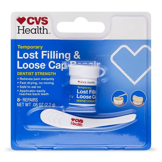 CVS Health Temporary Lost Filling & Loose Cap Repair, Dentist Strength