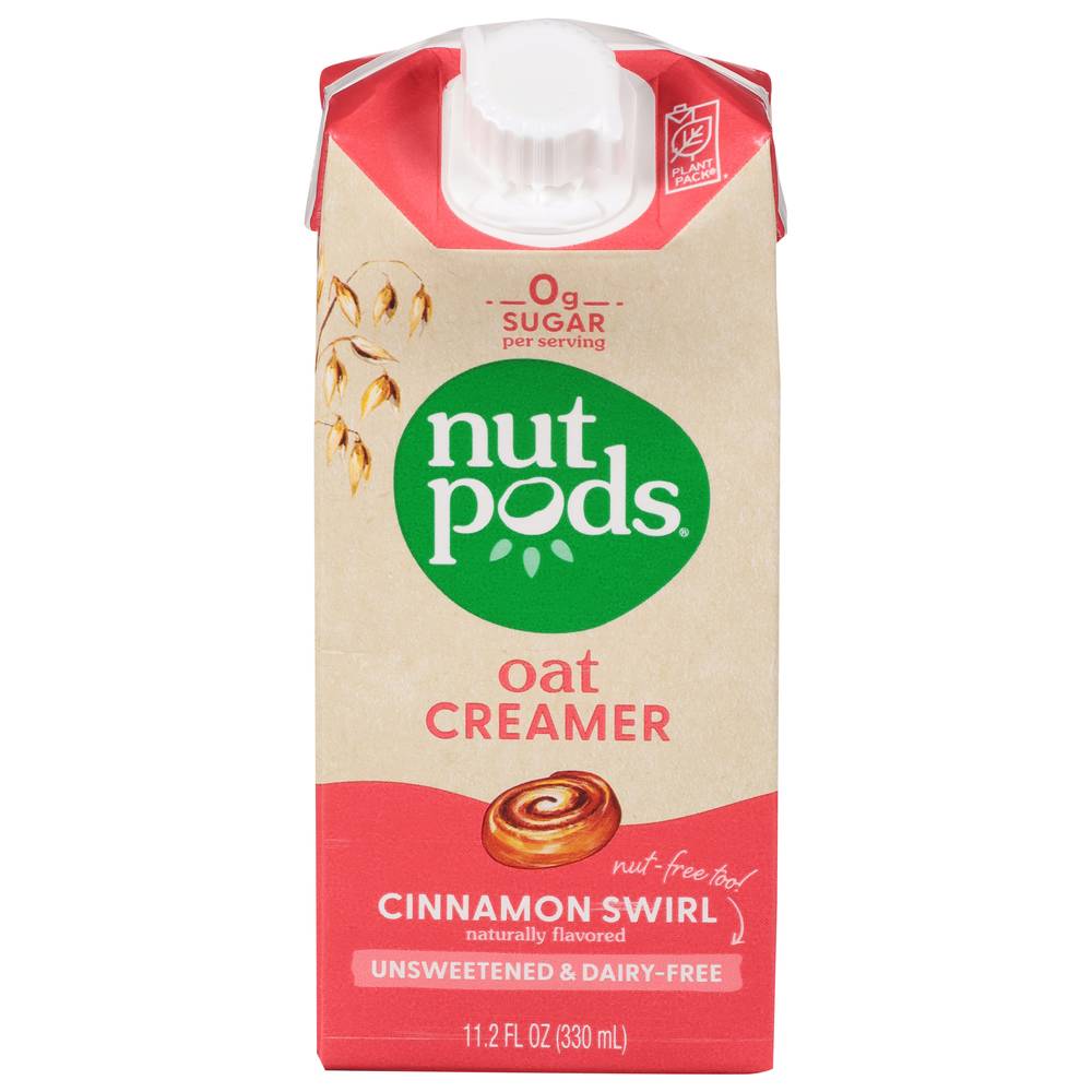 nutpods Cinnamon Swirl Oat Creamer 11.2 fl oz