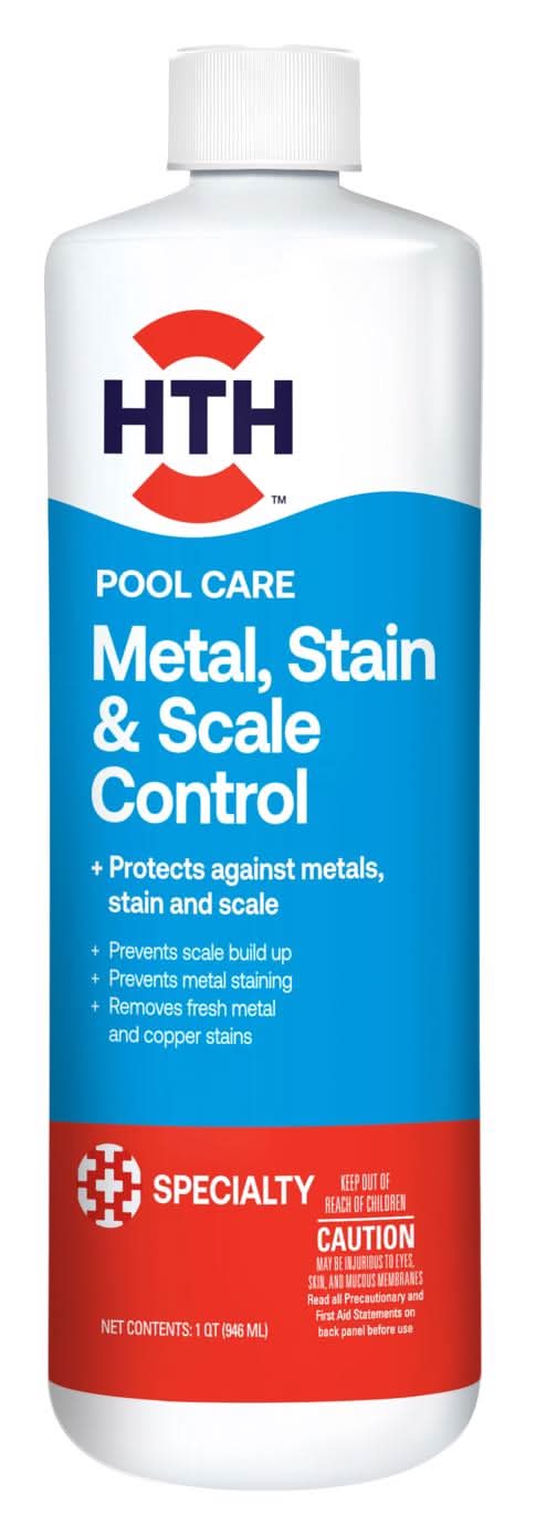 Hth Pool Care Liquid Metal & Stain Control 1 Qt