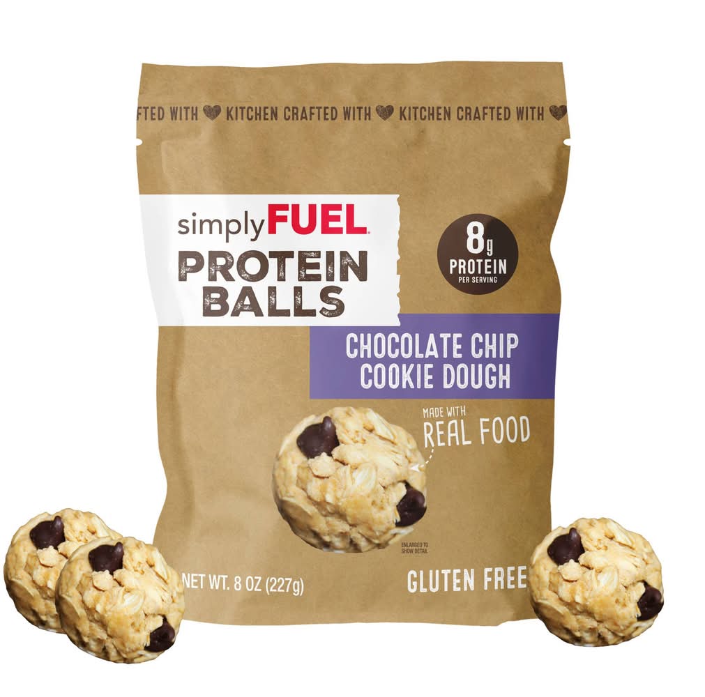 simplyFUEL Chocolate Chip Cookie Dough Protein Balls (8 oz)