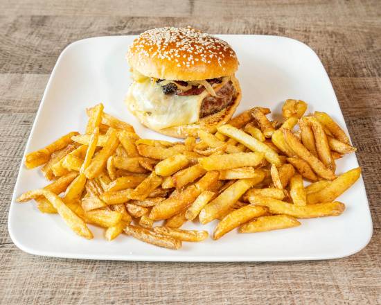 Menu burger chaleureux