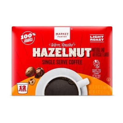 Market Pantry Hazelnut Light Roast Coffee (12 pack)