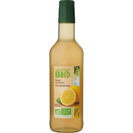 Carrefour Bio - Sirop de citron (500 ml)