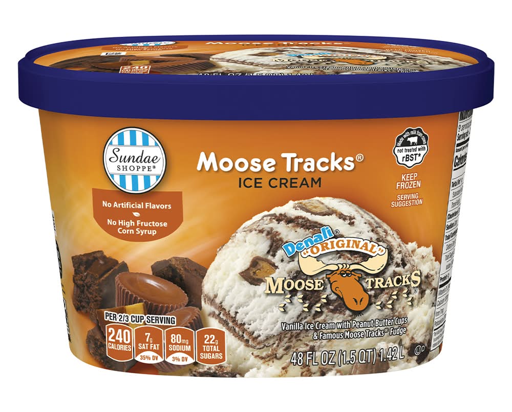 Sundae Shoppe Moose Tracks Ice Cream