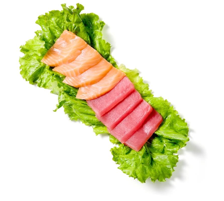 Tuna and Salmon Sashimi