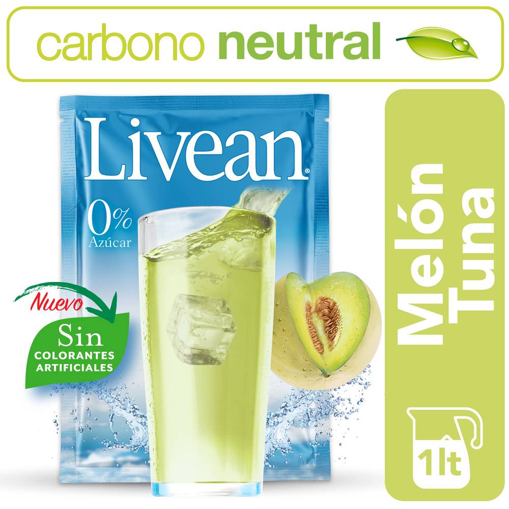 Livean · Jugo en polvo sabor melón tuna (7 g)