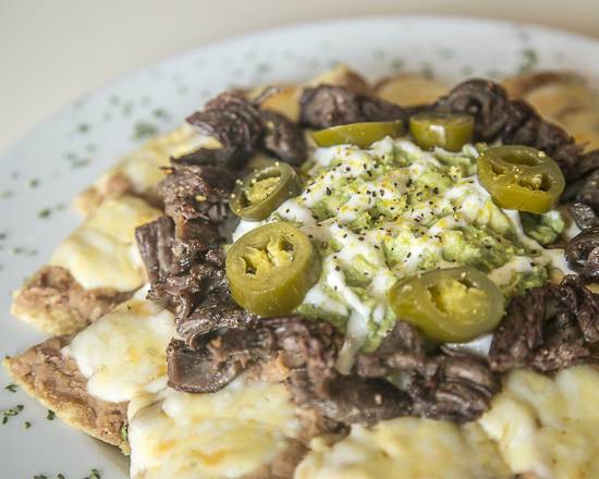 Nachos Marmota con Arrachera