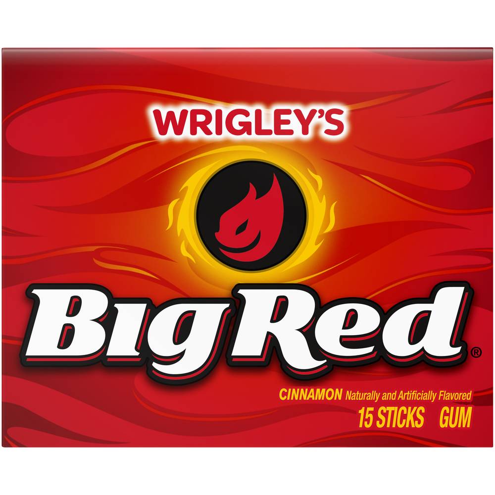 Wrigley's Big Red Gum Sticks (15 ct) (cinnamon )