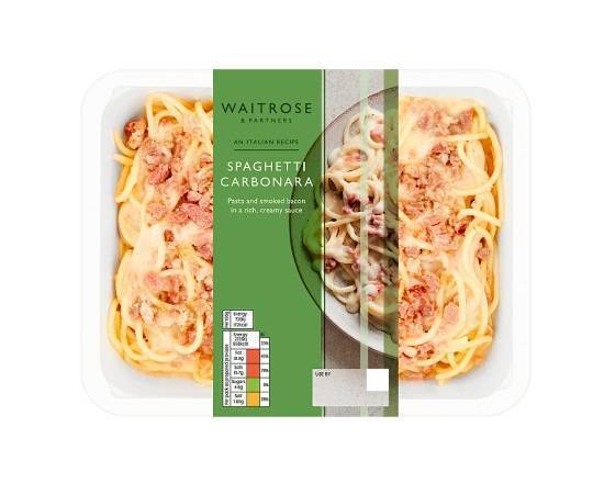 Waitrose & Partners Spaghetti Carbonara 400g
