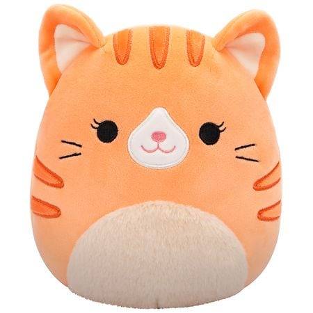 Squishmallows Gigi Tabby Cat Toy, Orange