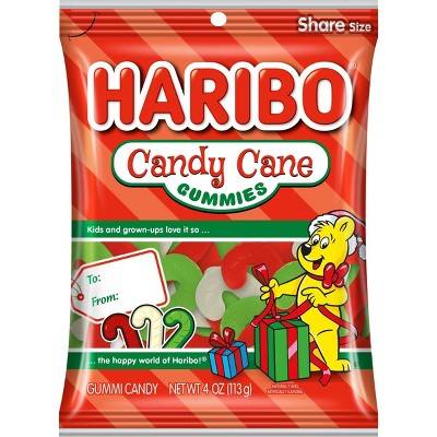 Haribo Candy Cane Gummies, Assorted (4 oz)