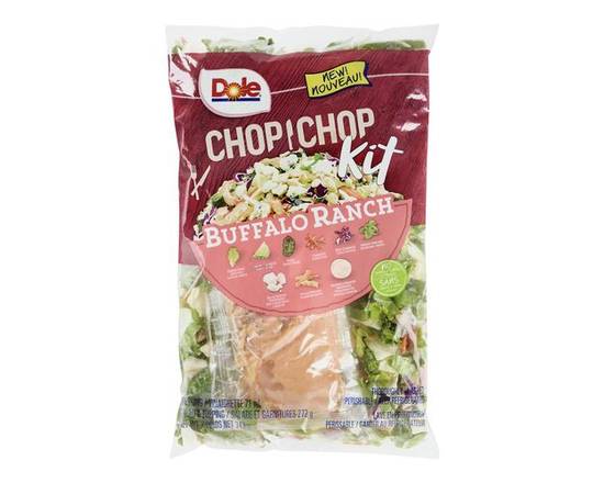 Dole · Kit de salade buffalo ranch - Chop Chop buffalo ranch salad kit (343 g)