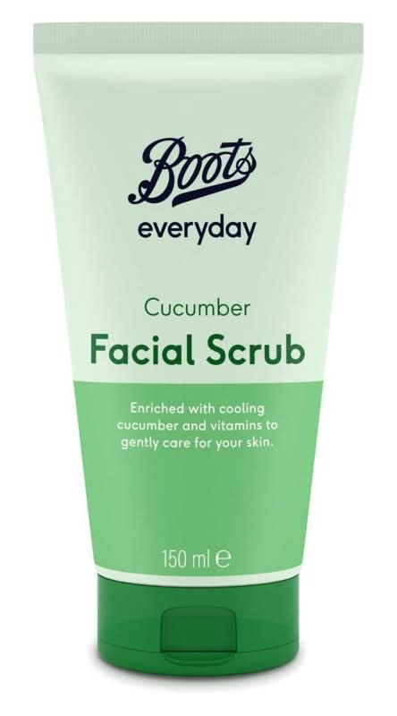 Boots Cucumber, Everyday Facial Scrub (150ml)