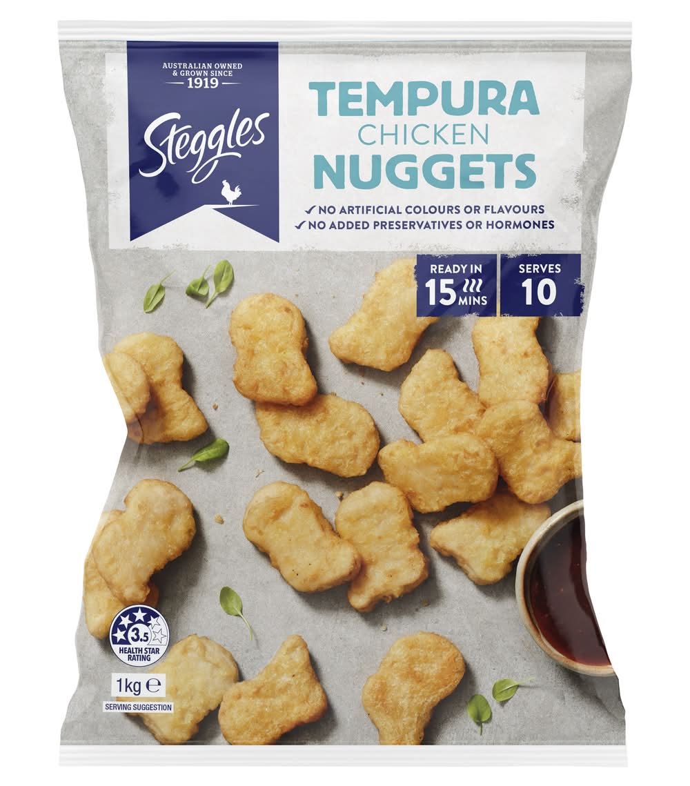 Steggles Tempura Chicken Nuggets (1kg)