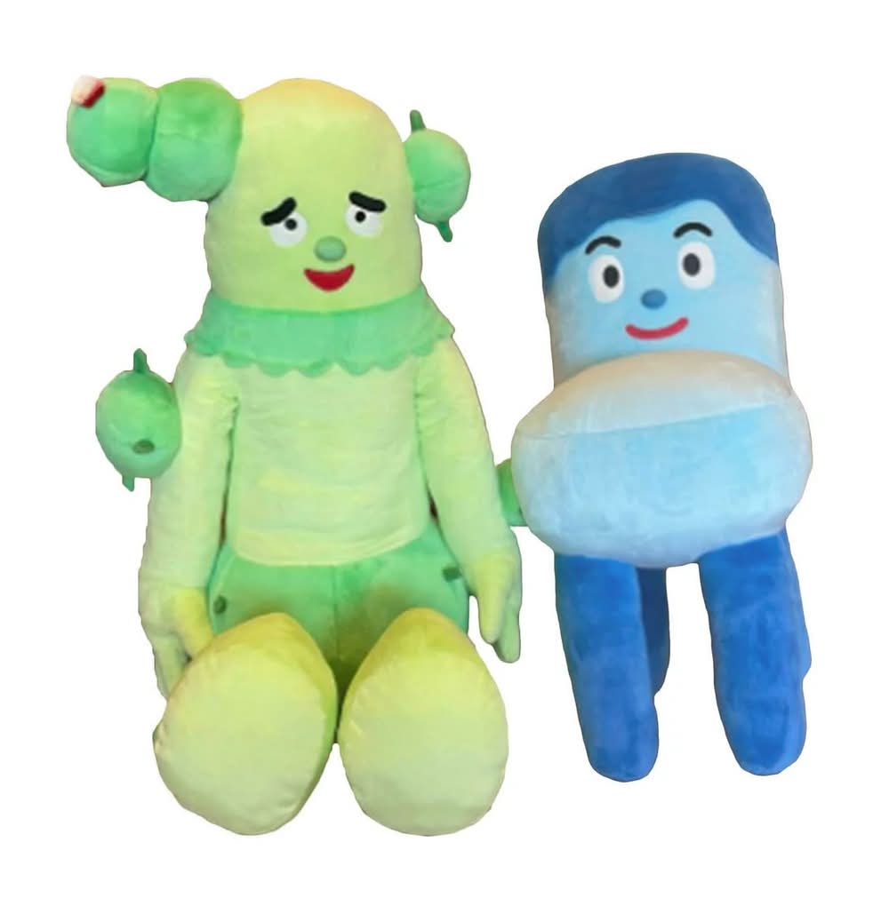 みいつけた！ぬいぐるみ サボさん:約100ｃm コッシー:約70 ｃm