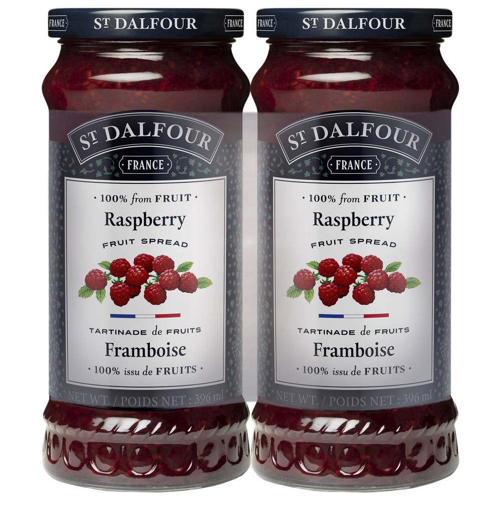 St-Dalfour Framboises 2X500G P624 / St-Dalfour Raspberry Jam 2 X 500 G