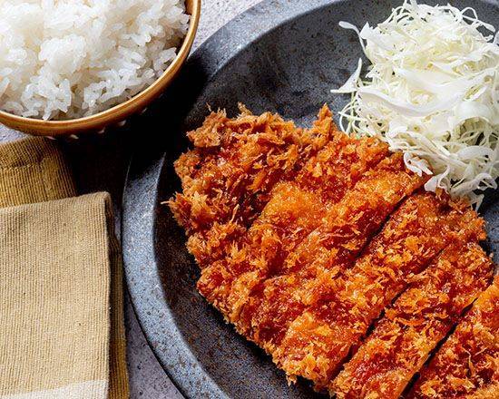 チキンたれかつ定食 Chicken Cutlet Set Meal + Japanese Sauce