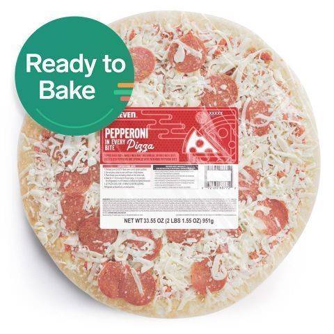 7-Eleven Ready To Bake Pepperoni Pizza