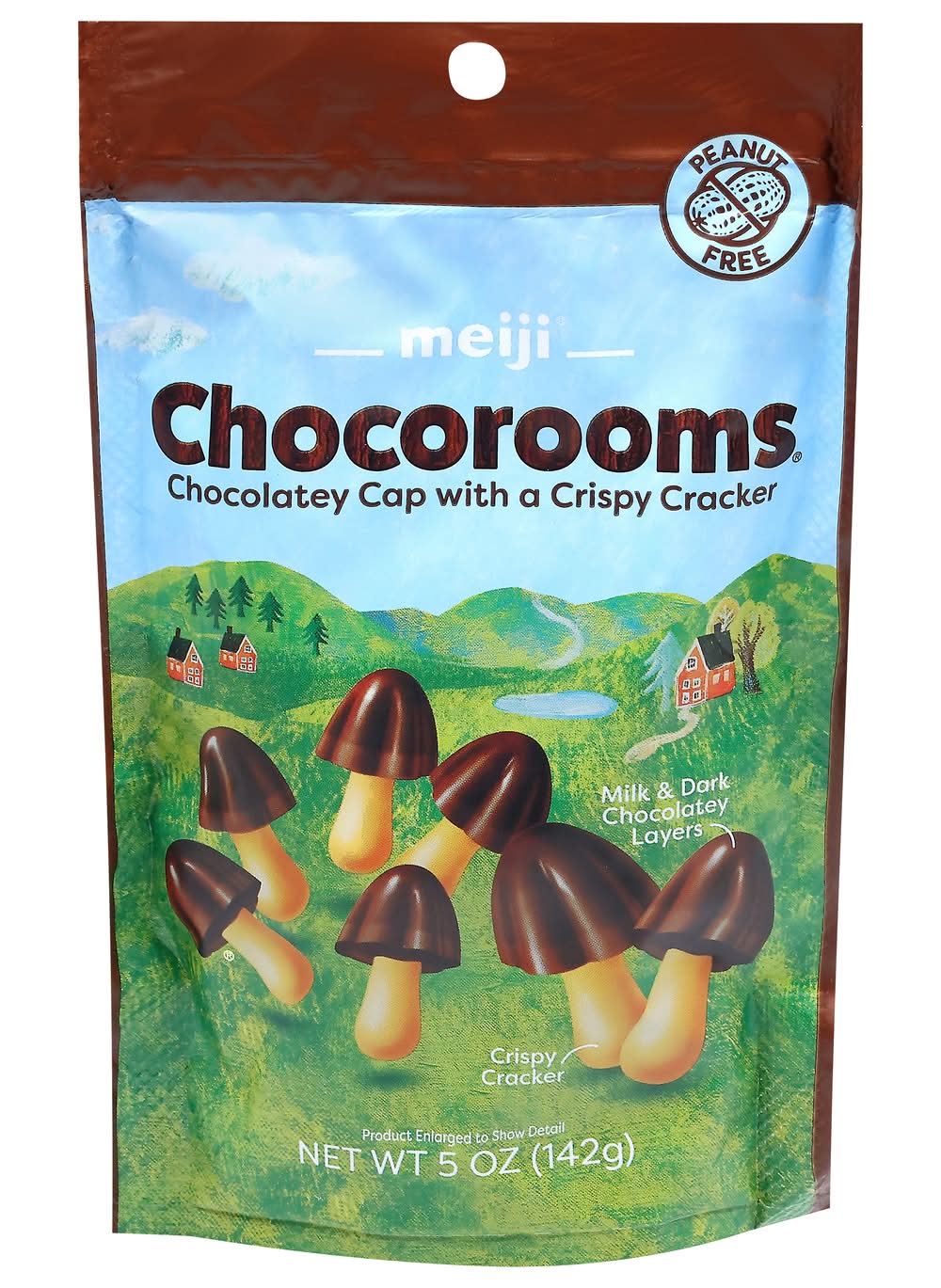 Meiji Sweet& Crispy Chocorooms (5 oz)