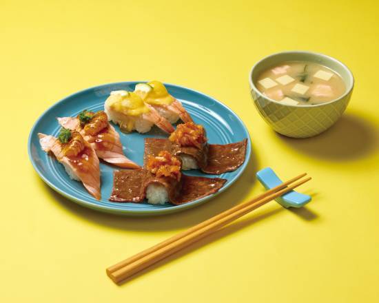 夏の果物 (附湯或飲品) Assorted Sushi Express (Free Soup or Drink)