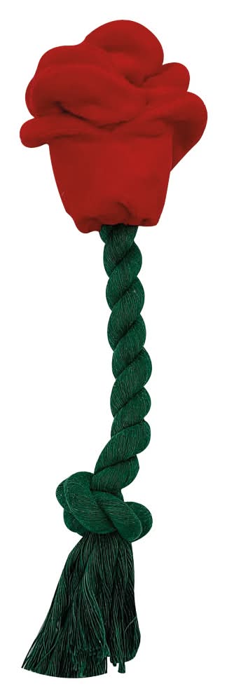Heart to Tail Valentine's Day Rose Rope Toy