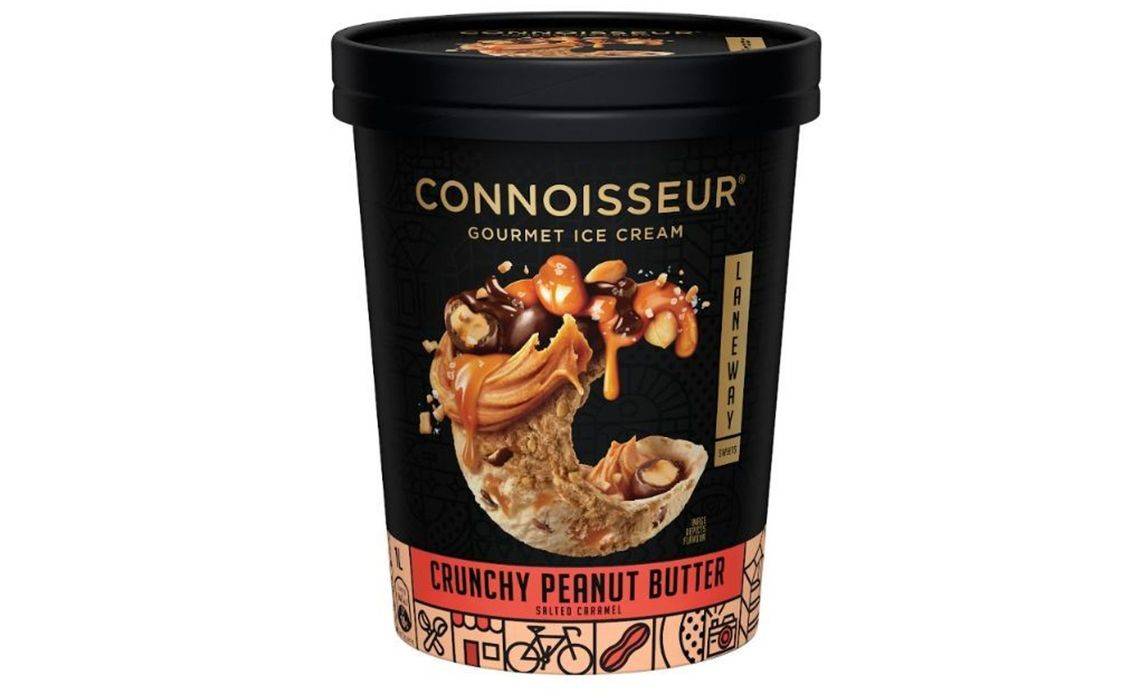 Connoisseur Crunchy Peanut Butter Ice Cream 1L