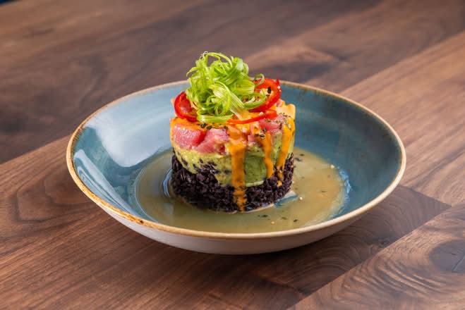 Ahi Poke Stack
