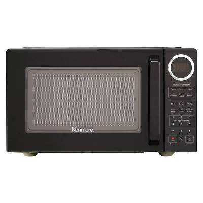 Kenmore 0.9 Cu-Ft Compact Countertop Microwave, Black