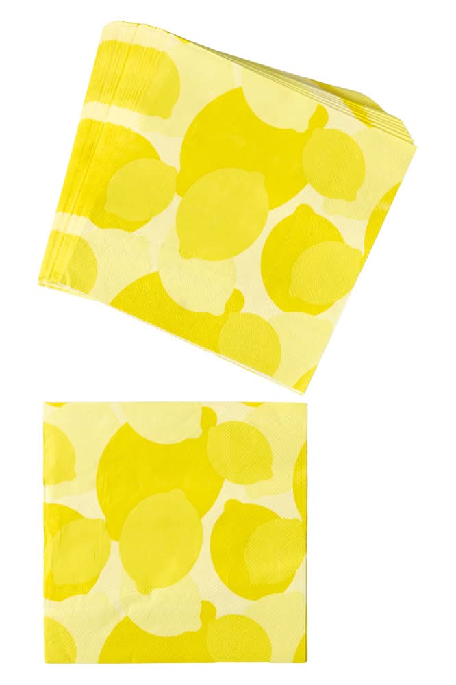 KIRKTON HOUSE Alex's Lemonade Stand Foundation Blue & Yellow Napkins