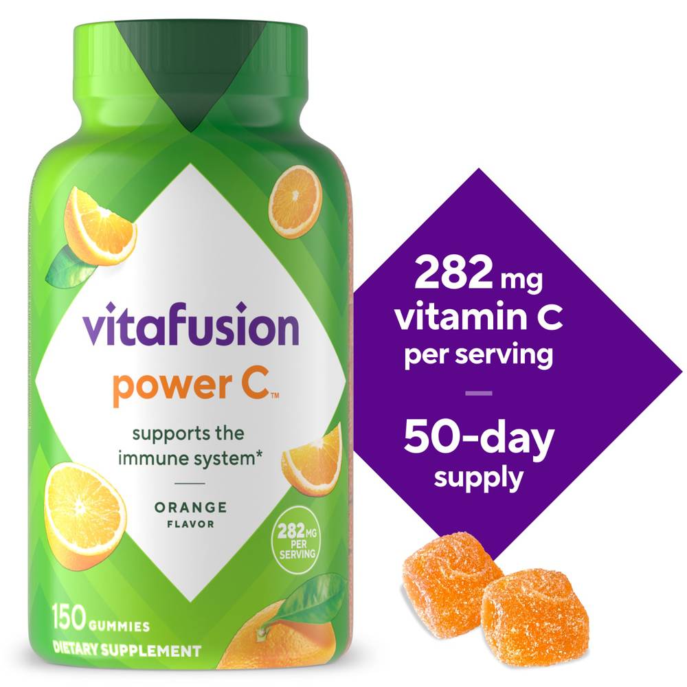 Vitafusion Power C Gummies Natural Orange Flavor Gummies (150 ct)