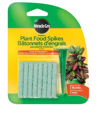 Miracle-Gro Indoor Plant Food Spikes Tray 6-12-6