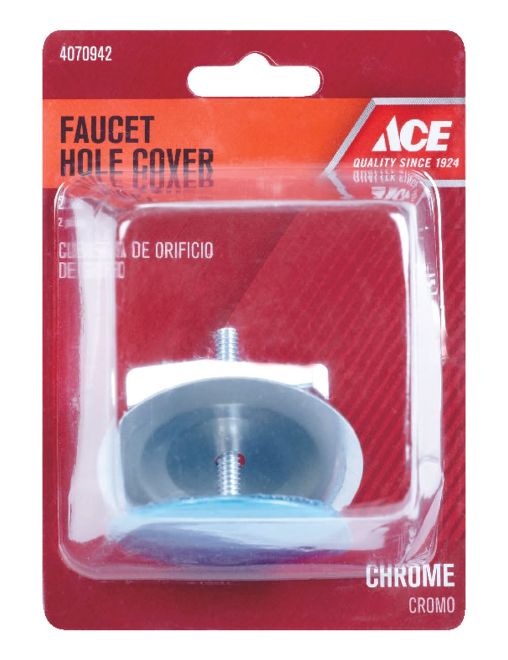 ACE Faucet Hole Cover For Universal 2 In. Chrome
