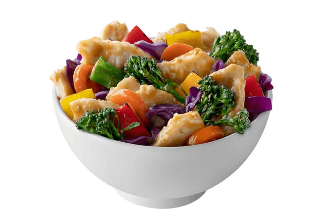Rainbow Veggie Chicken Breast