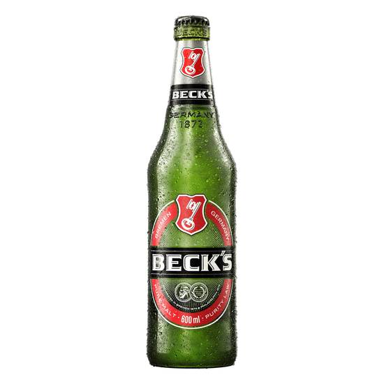 Becks cerveja puro malte (garrafa 600 ml)