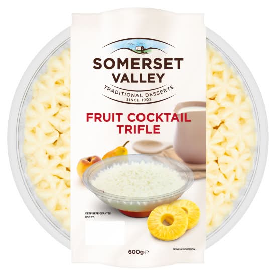 Somerset Valley Fruit Cocktail Trifle (600g)