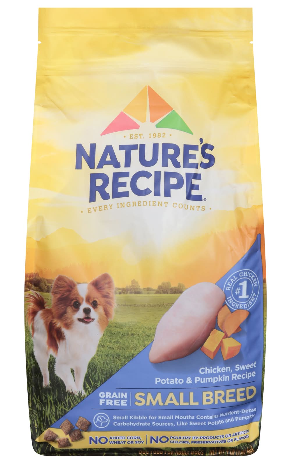 Nature's Recipe Chicken Sweet Potato & Pumpkin Small Breed Dog Food (4 lbs)