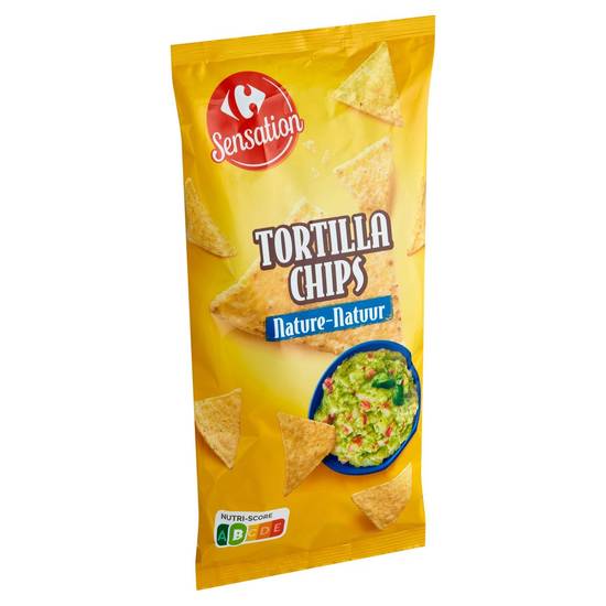Carrefour Sensation Tortilla Chips Natuur 200 g