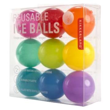 Kikkerland Reusable Ice Balls (9counts)